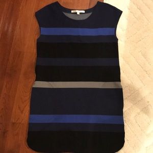 🧶 Max Studio Blue & Black Striped Dress size L